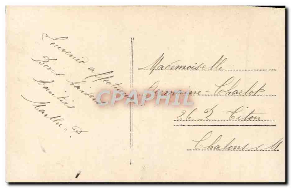 Joven mujer en vestido decorado — retrato — editor desconocido, n° 406 — Reverso