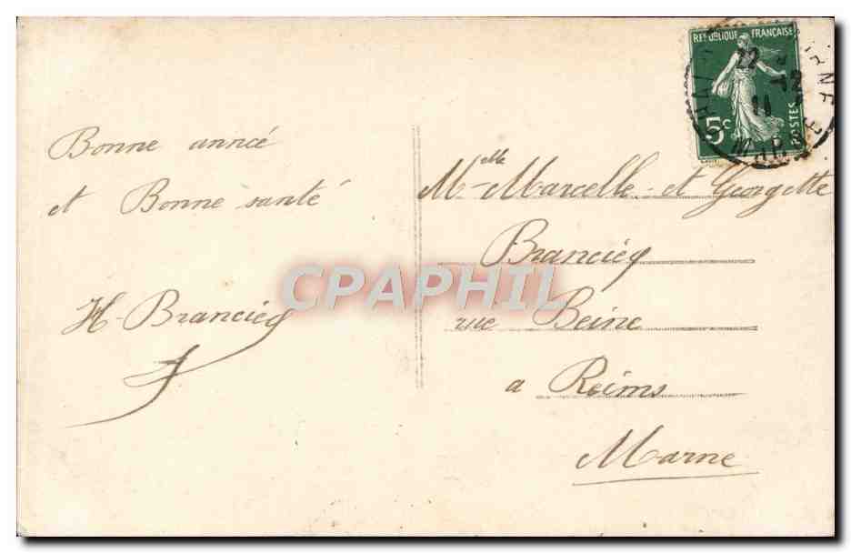 CPA Fantaisie Enfant — Rückseite