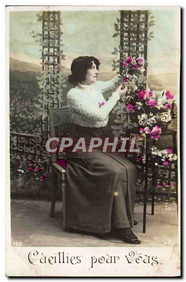 CPA Fantaisie Femme