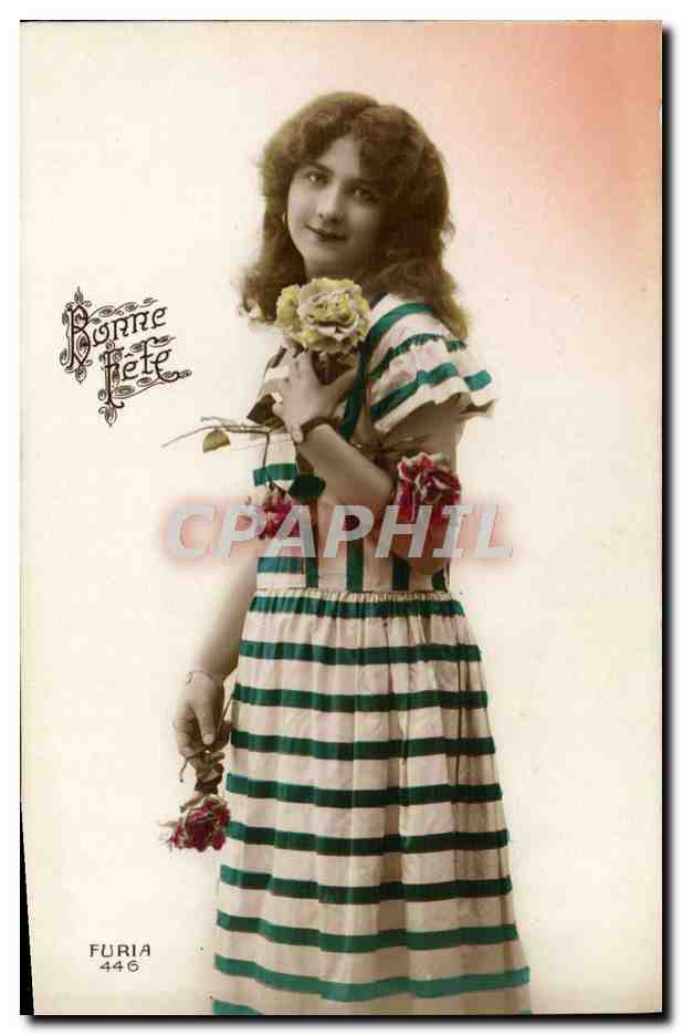 CPA Fantaisie Femme