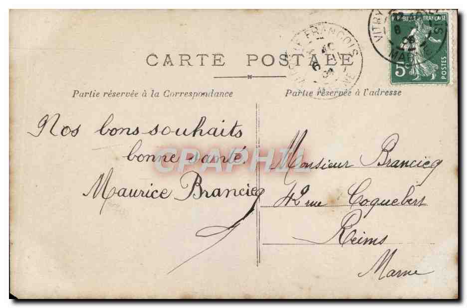 CPA Fantaisie Enfant Fleurs — Rückseite