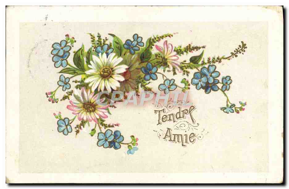 CPA Fantaisie Fleurs