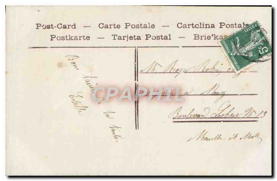 CPA Fantaisie Enfant — Rückseite