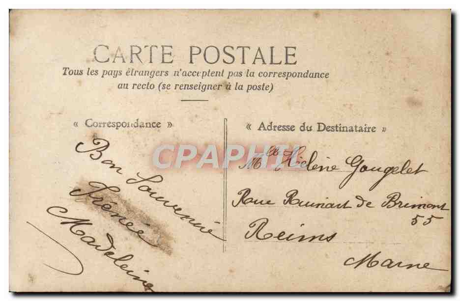 CPA Fantaisie Enfant — Rückseite