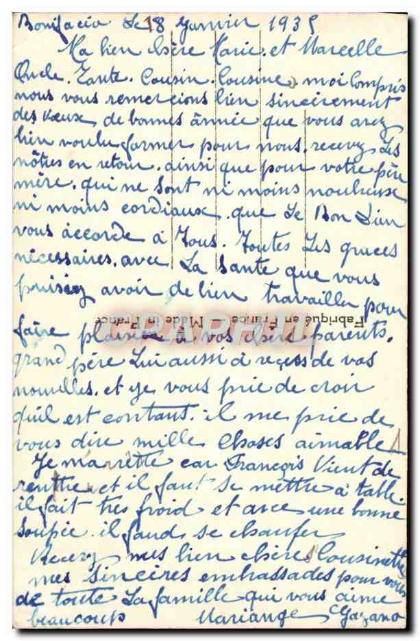 CPA Fantaisie Fleurs  — Verso