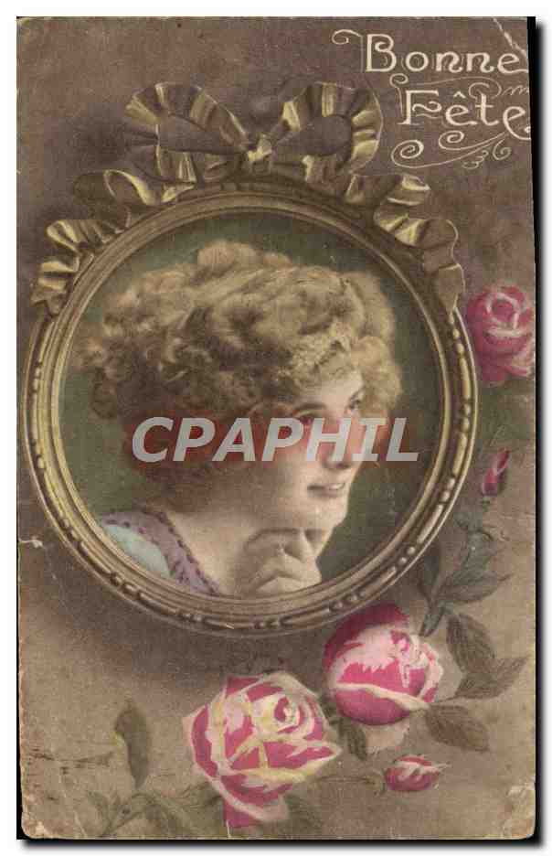 CPA Fantaisie Femme