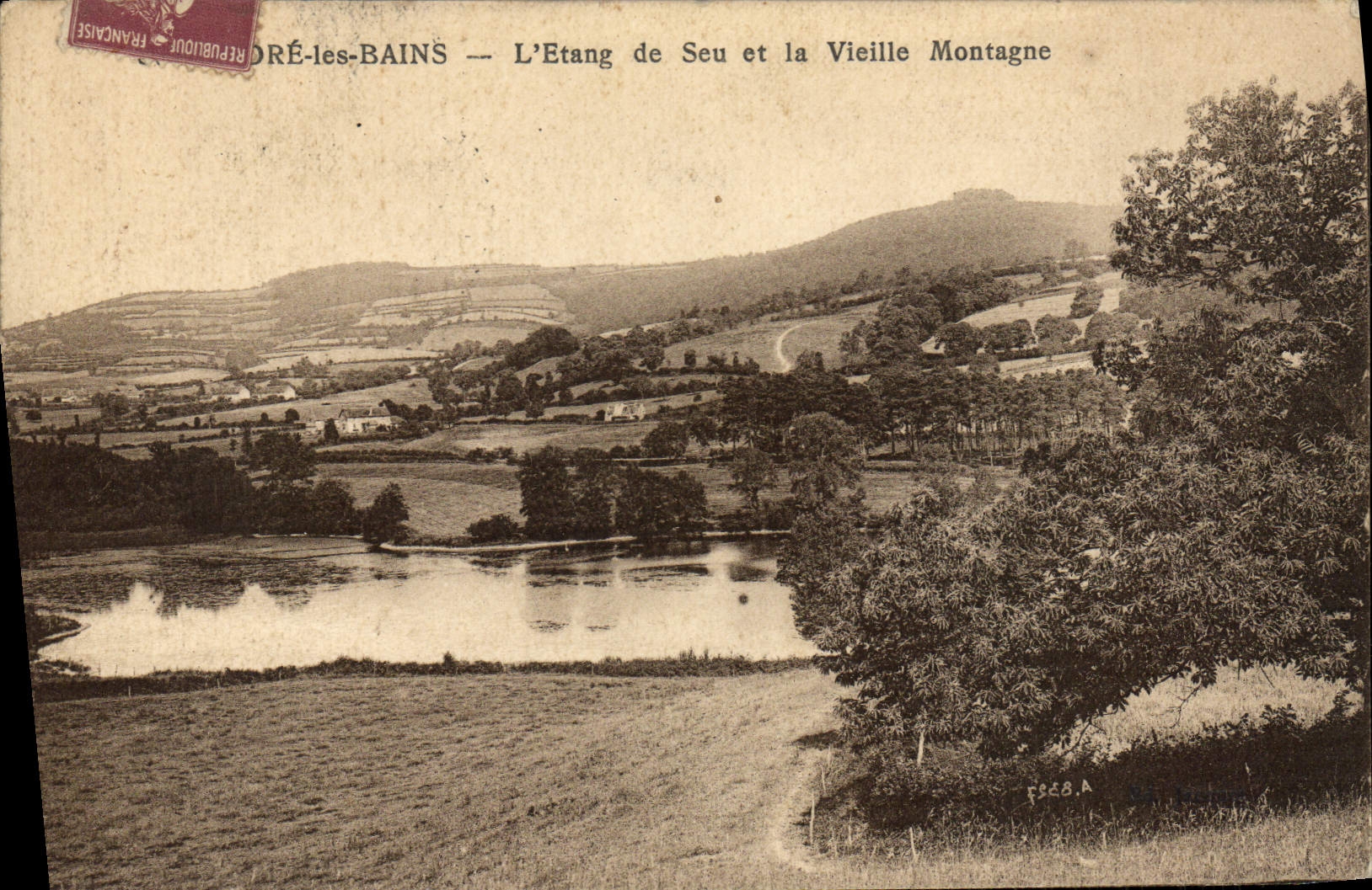 CPA L'etang de Seu et la vieille montagne 