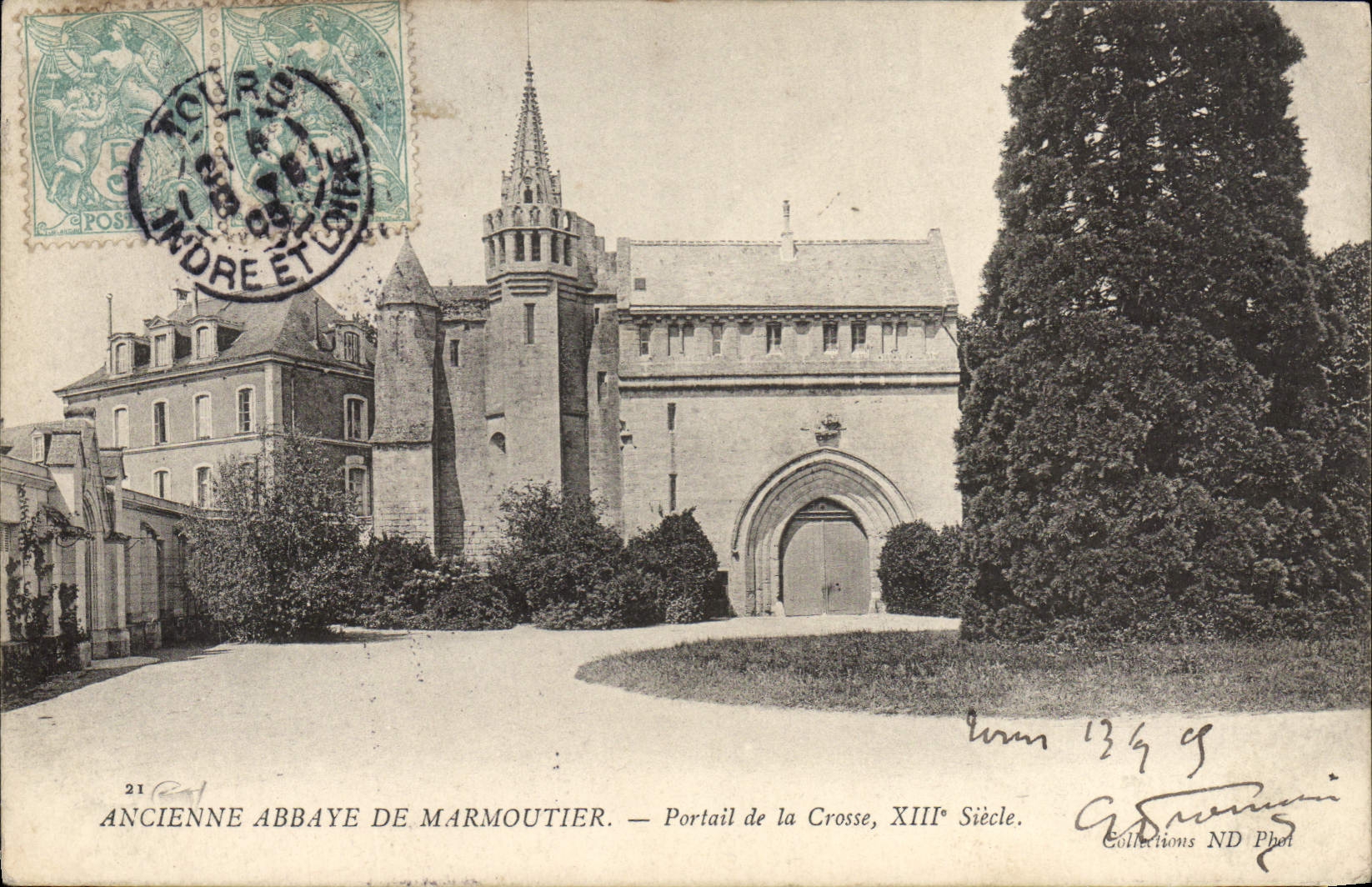 CPA Ancienne abbaye de Marmoutier Portail de la Crosse 