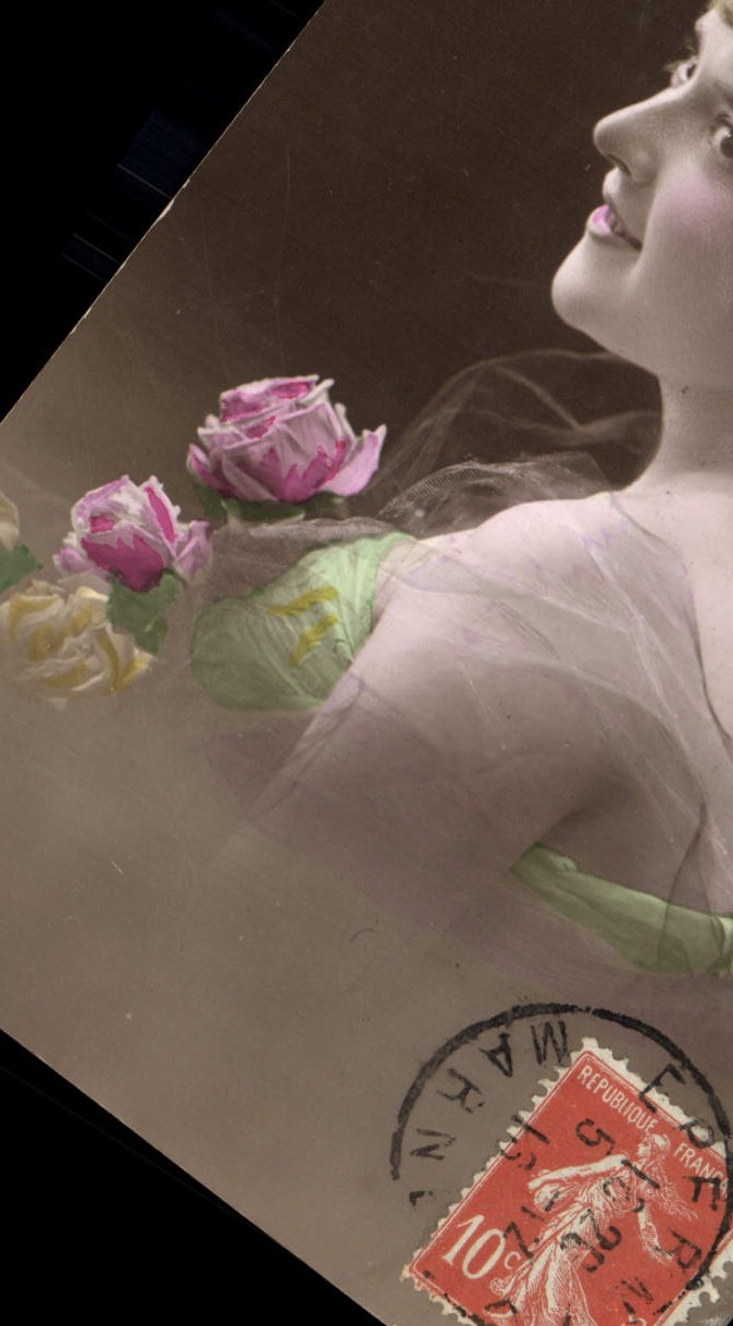 CPA Fantaisie Femme