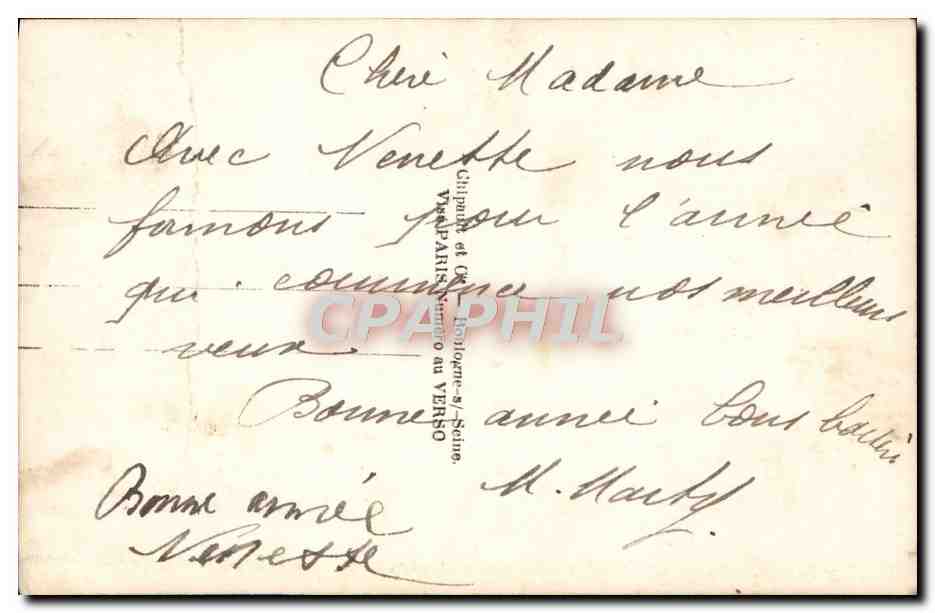 CPA Fantaisie Enfant — Rückseite