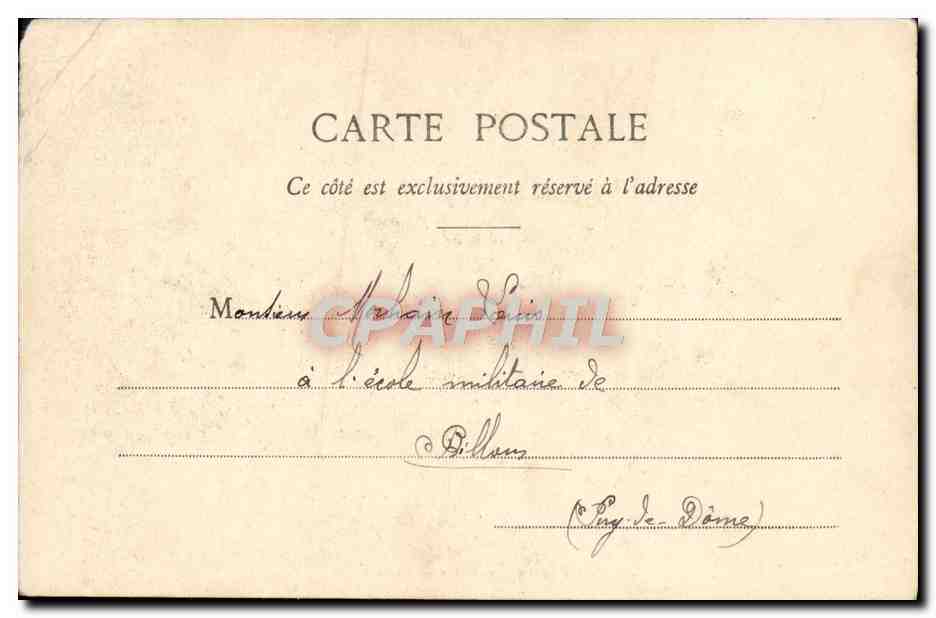 CPA Fantaisie Femme Michel Strogoff La mort du traitre Jules Verne — Rückseite