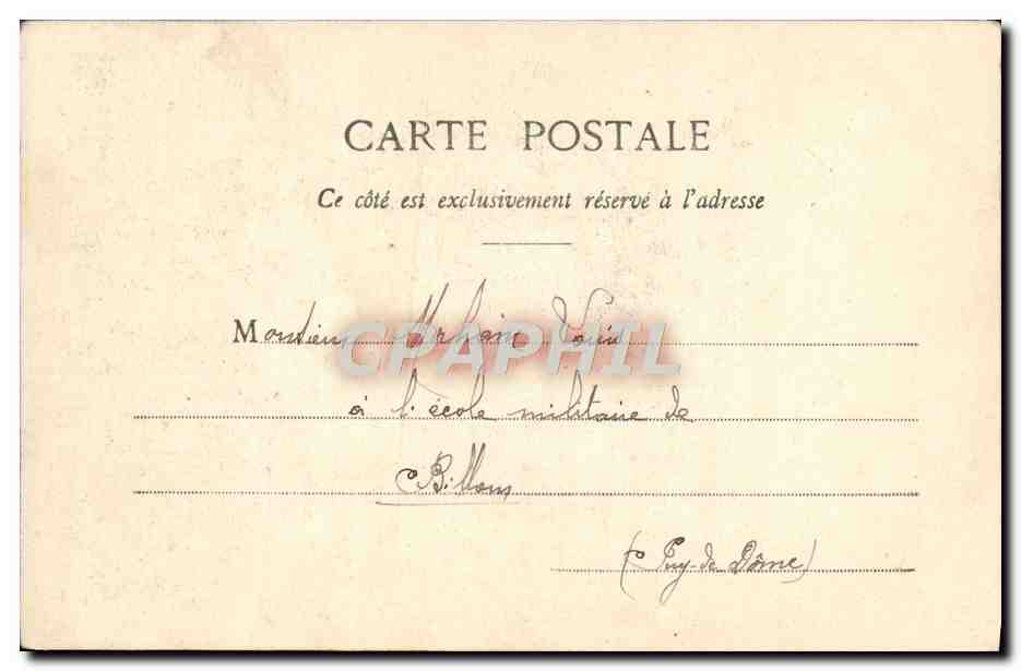 Michel Strogoff — scène de drame — Phototypie A. Bergeret et Cie, Nancy — Rückseite
