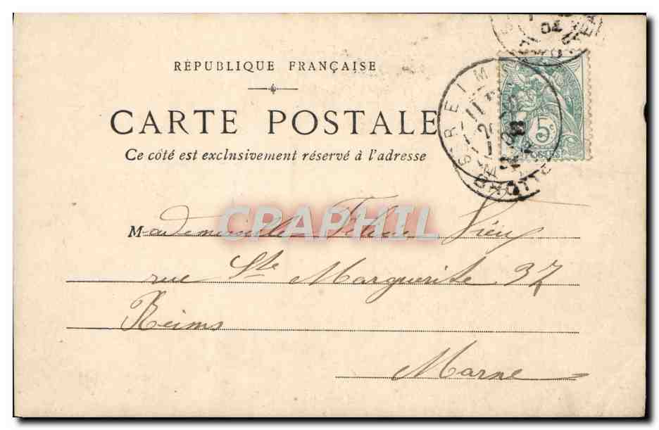 CPA Fantaisie Femme Religieuse — Rückseite