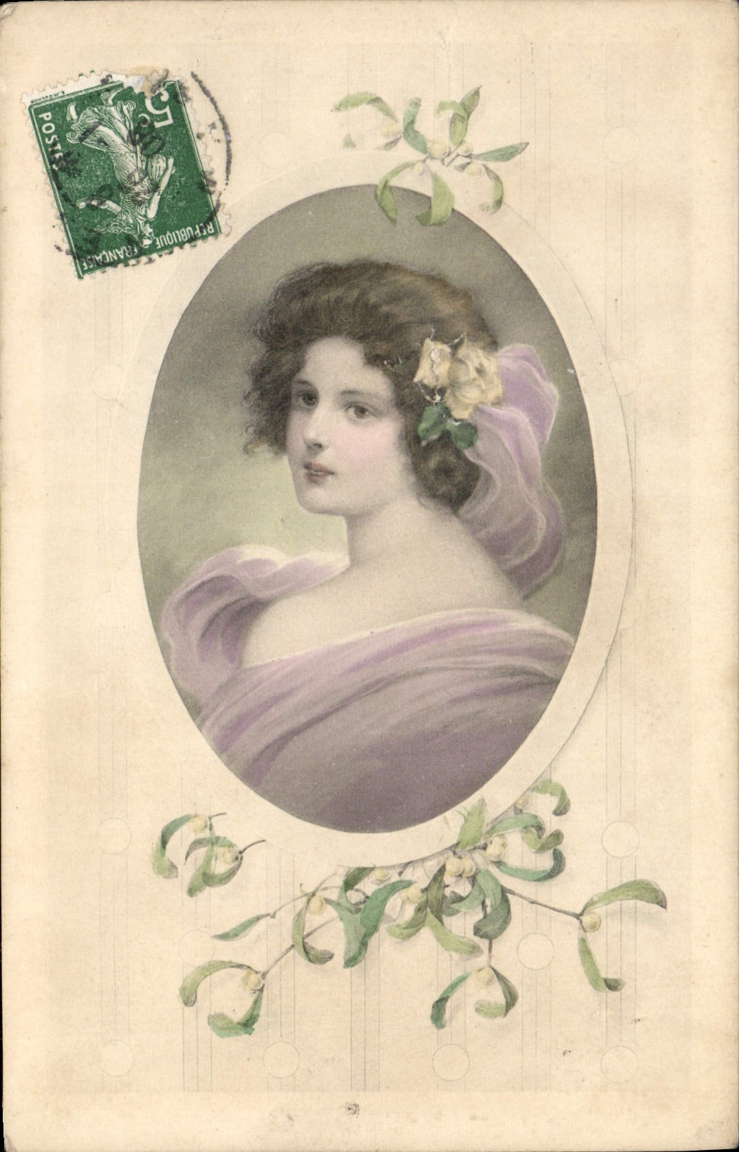 CPA Fantaisie Femme
