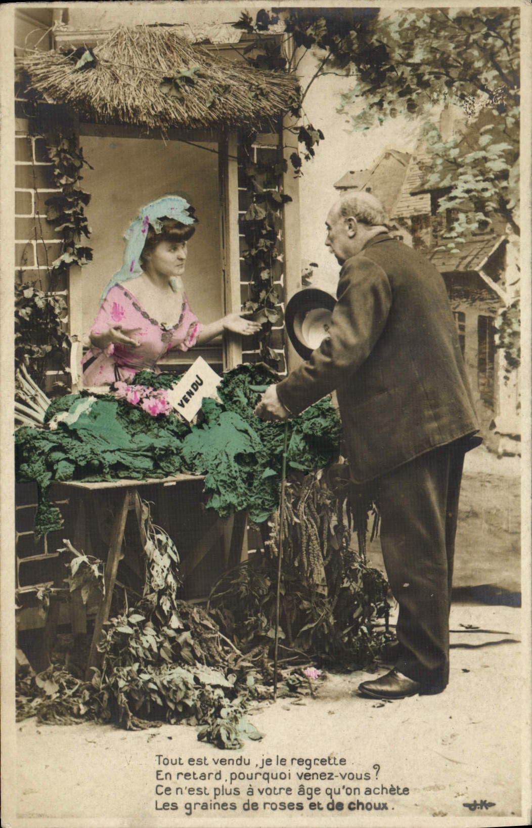CPA Fantaisie Femme