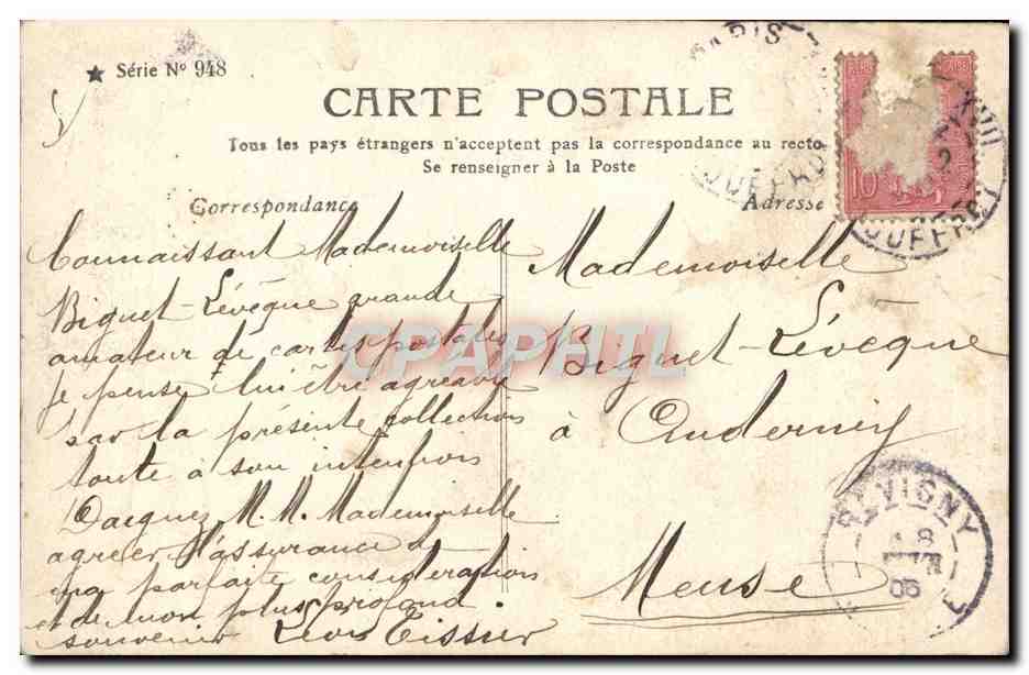 Près du vieux puits — couple en tenue d'époque — Stebbing Paris — Rückseite