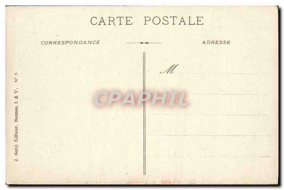 Henri IV dégustant du beurre — La Bretagne — J. Sorol, Rennes, N° 5 — Reverso