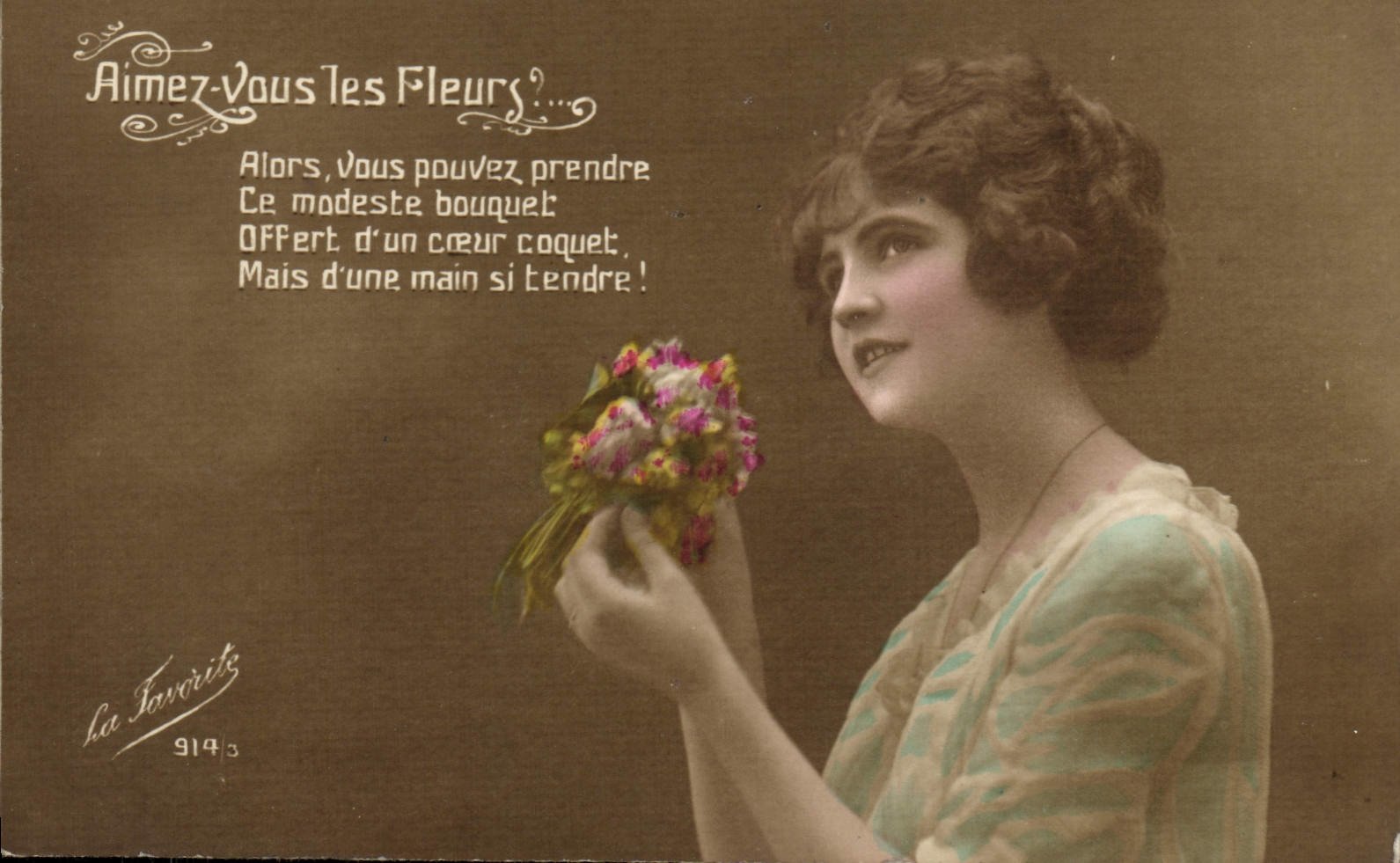 CPA Fantaisie Femme
