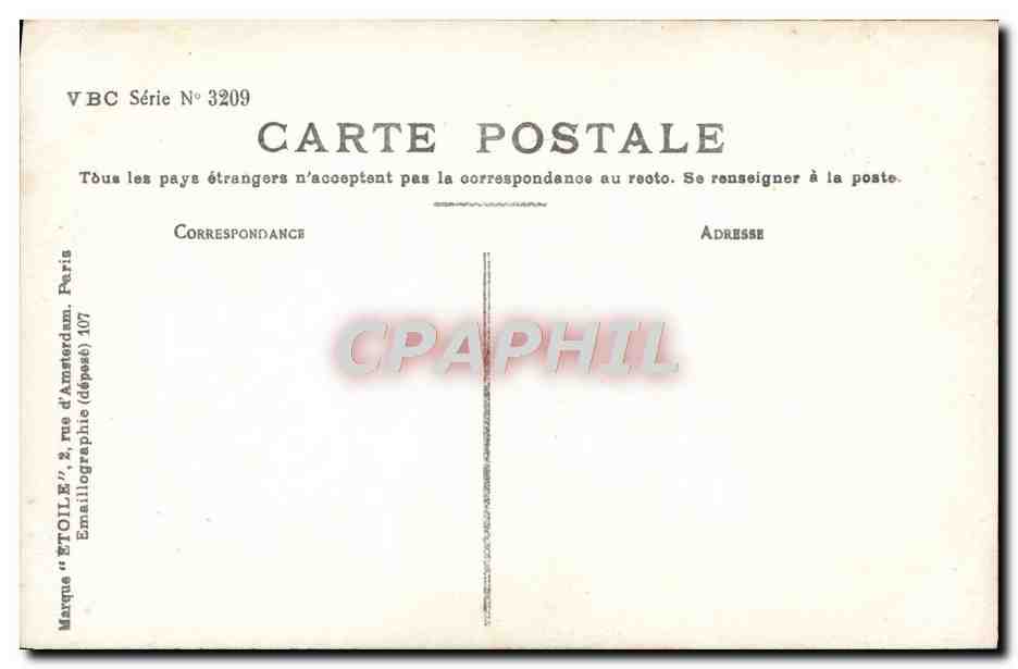 CPA Fantaisie Femme Enfant Du bonheur qui s'envole — Rückseite
