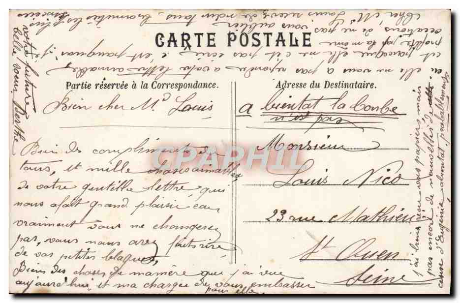 CPA Fantaisie Enfants  — Verso