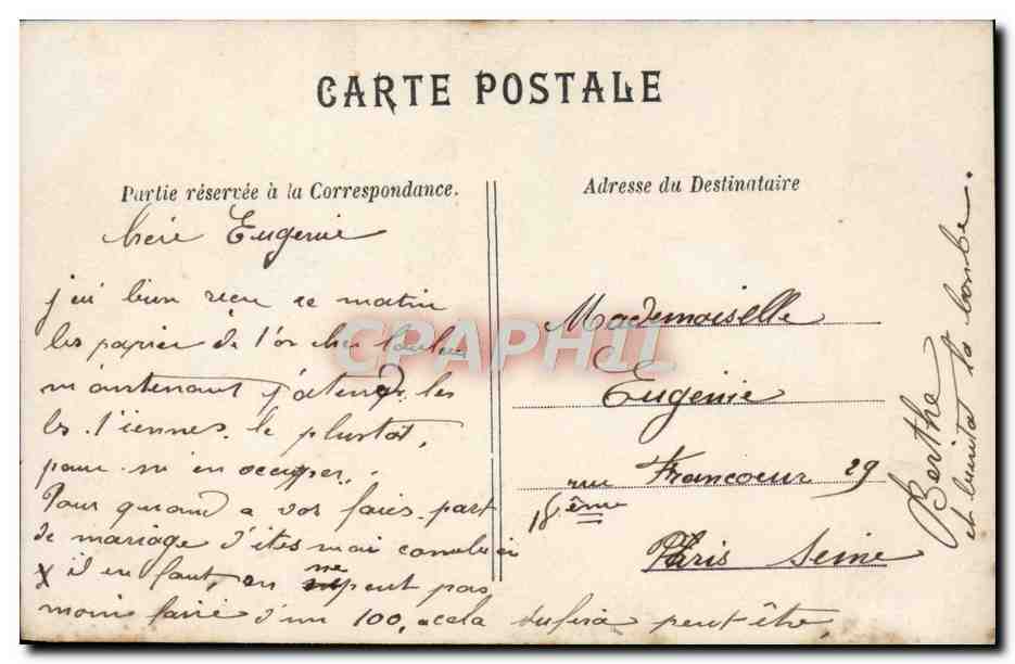 CPA Fantaisie Enfants — Rückseite