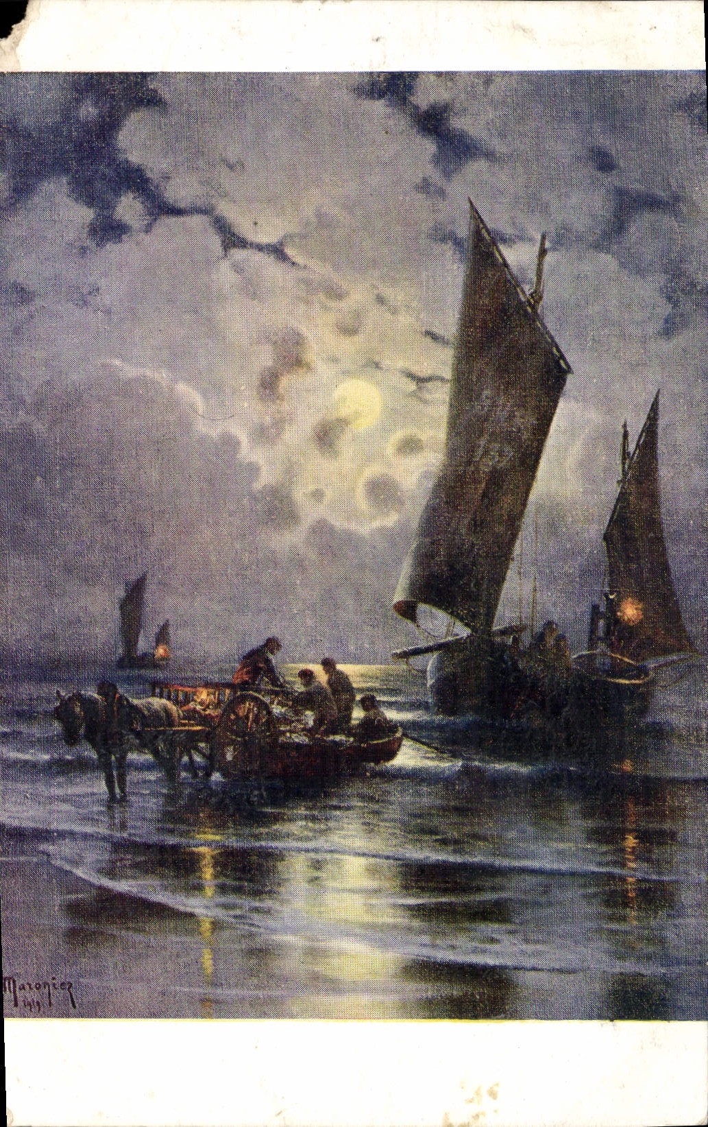 CPA Fantaisie Salon de Paris Travail de nuit
