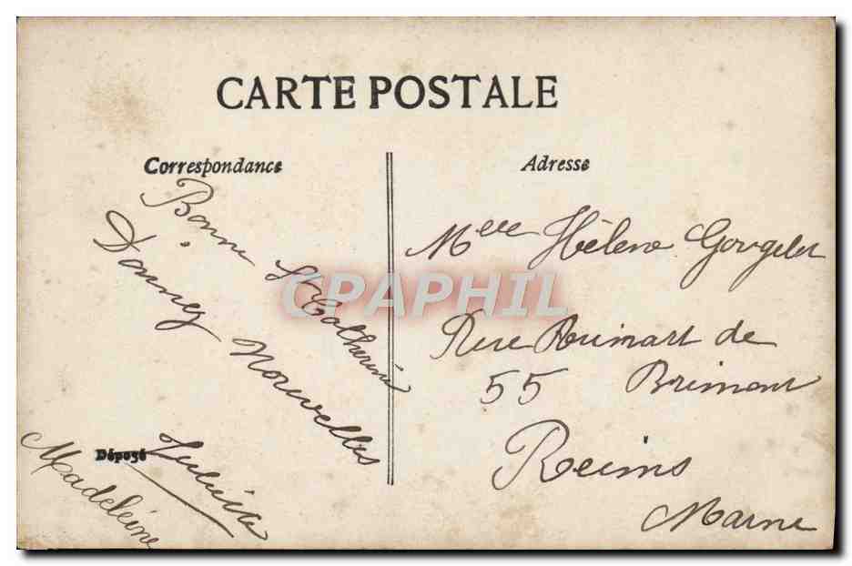 CPA Fantaisie Enfant Peche  — Rückseite