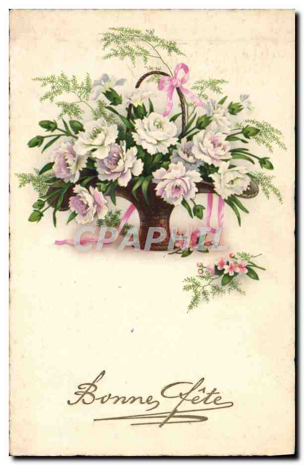 CPA Fantaisie Fleurs