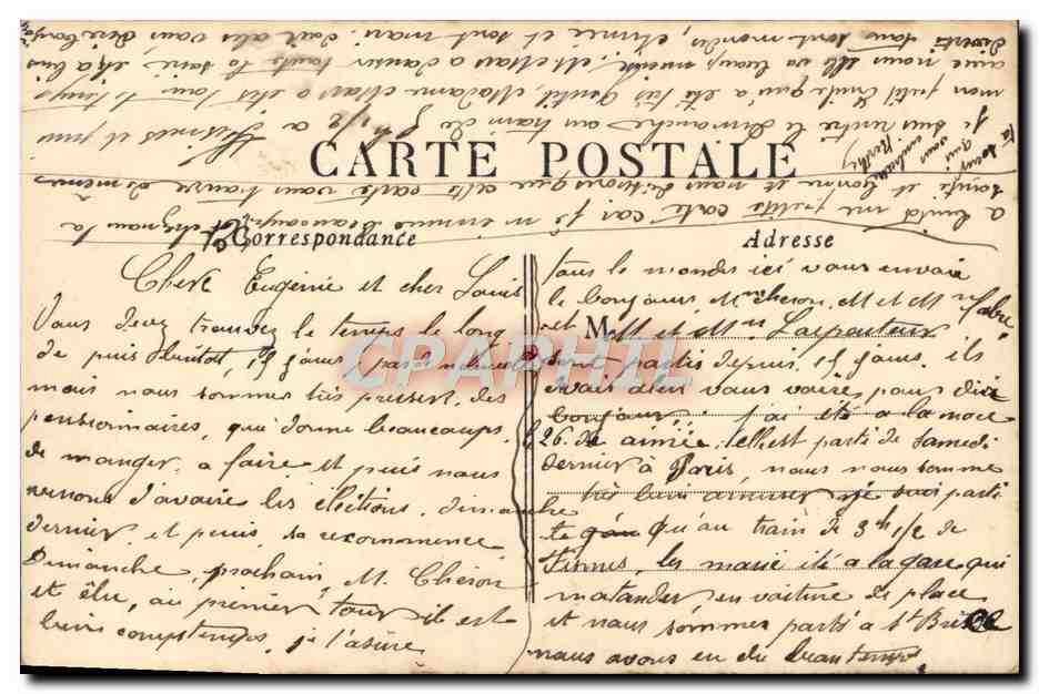 Couple au printemps — Le Printemps fait voir la vie en rose — LE DÉ 228 — Verso