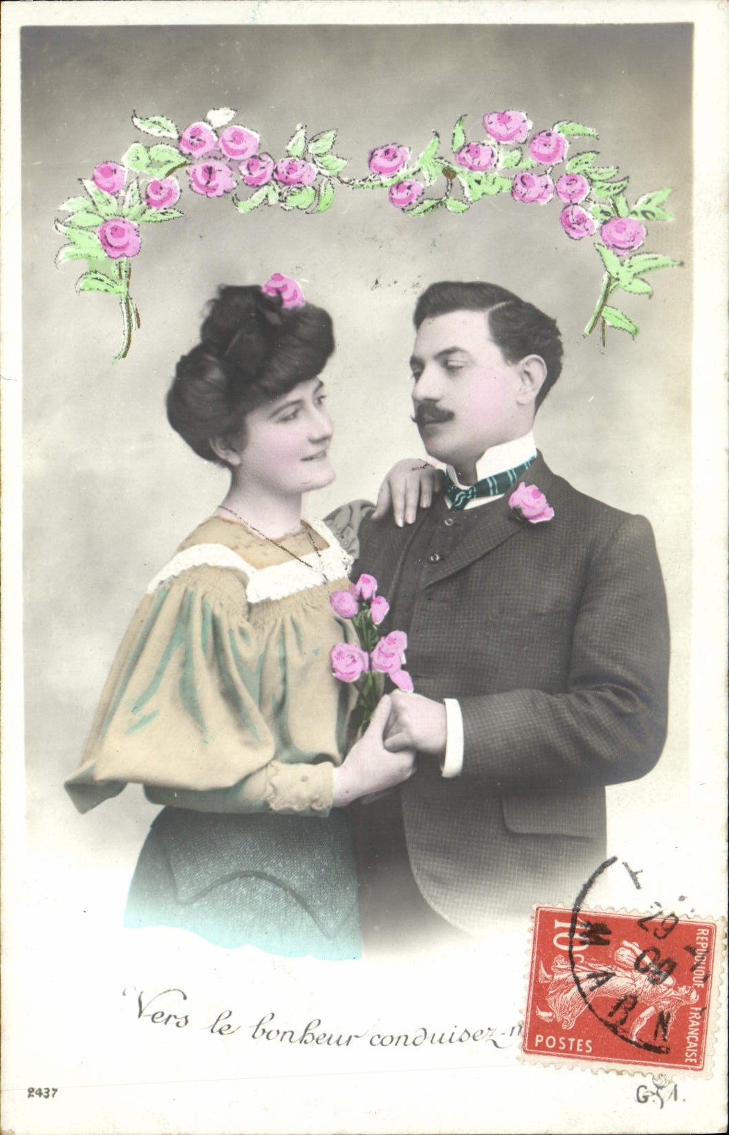 CPA Fantaisie Femme 