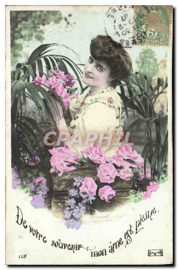 CPA Fantaisie Femme 