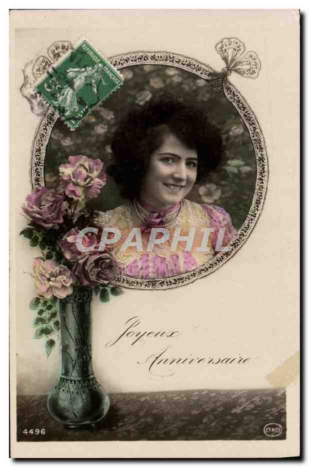 CPA Fantaisie Femme 