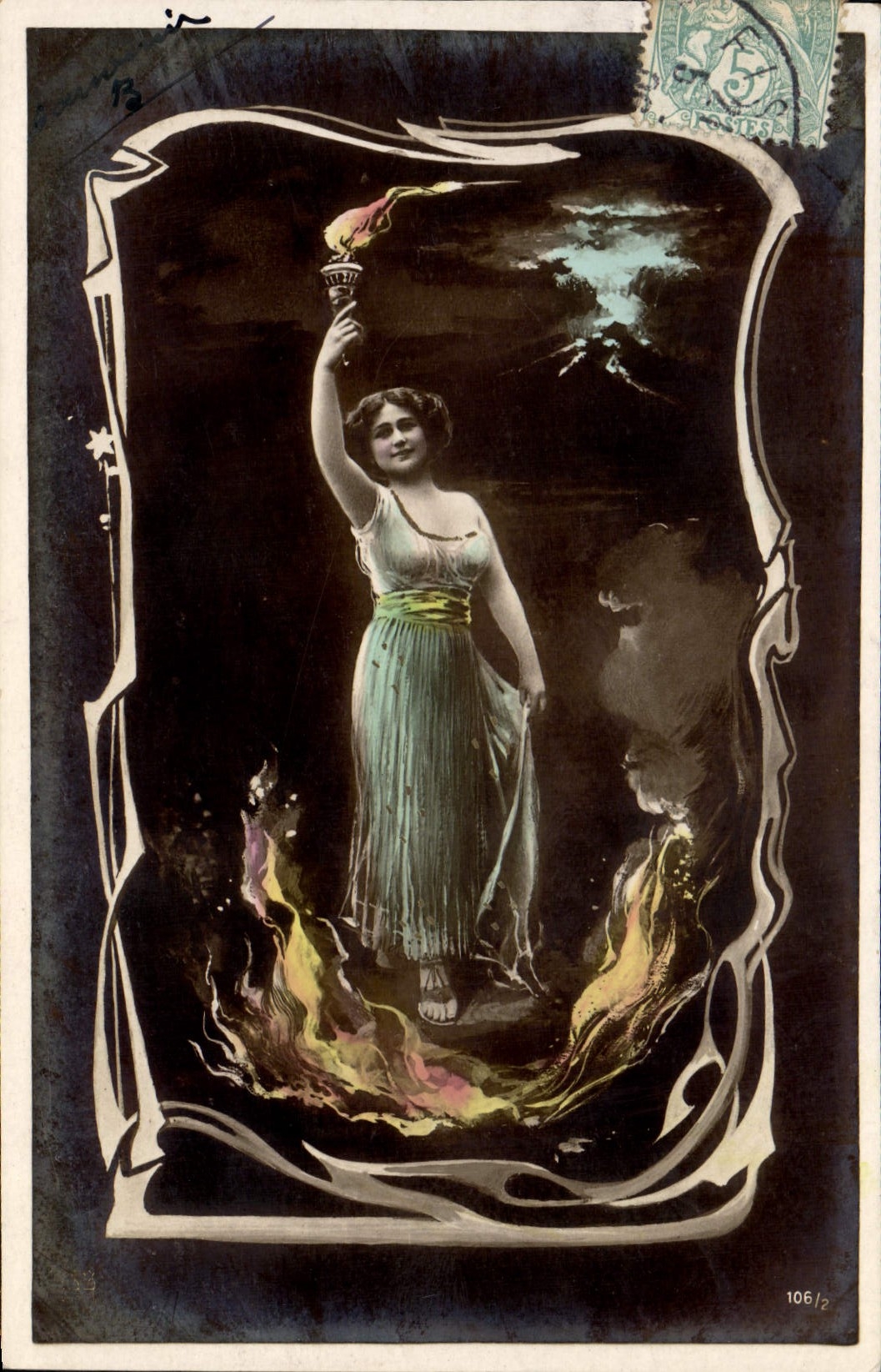 CPA Fantaisie Femme 
