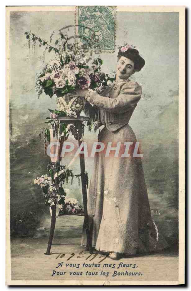CPA Fantaisie Femme 