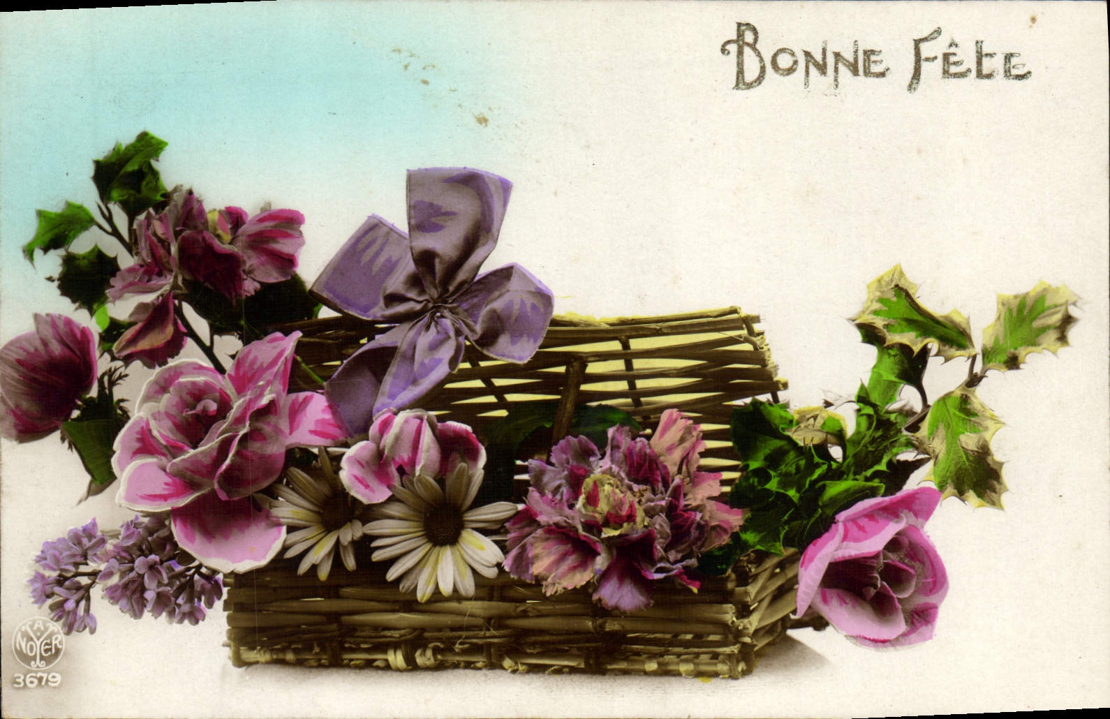 CPA Fantaisie Fleurs