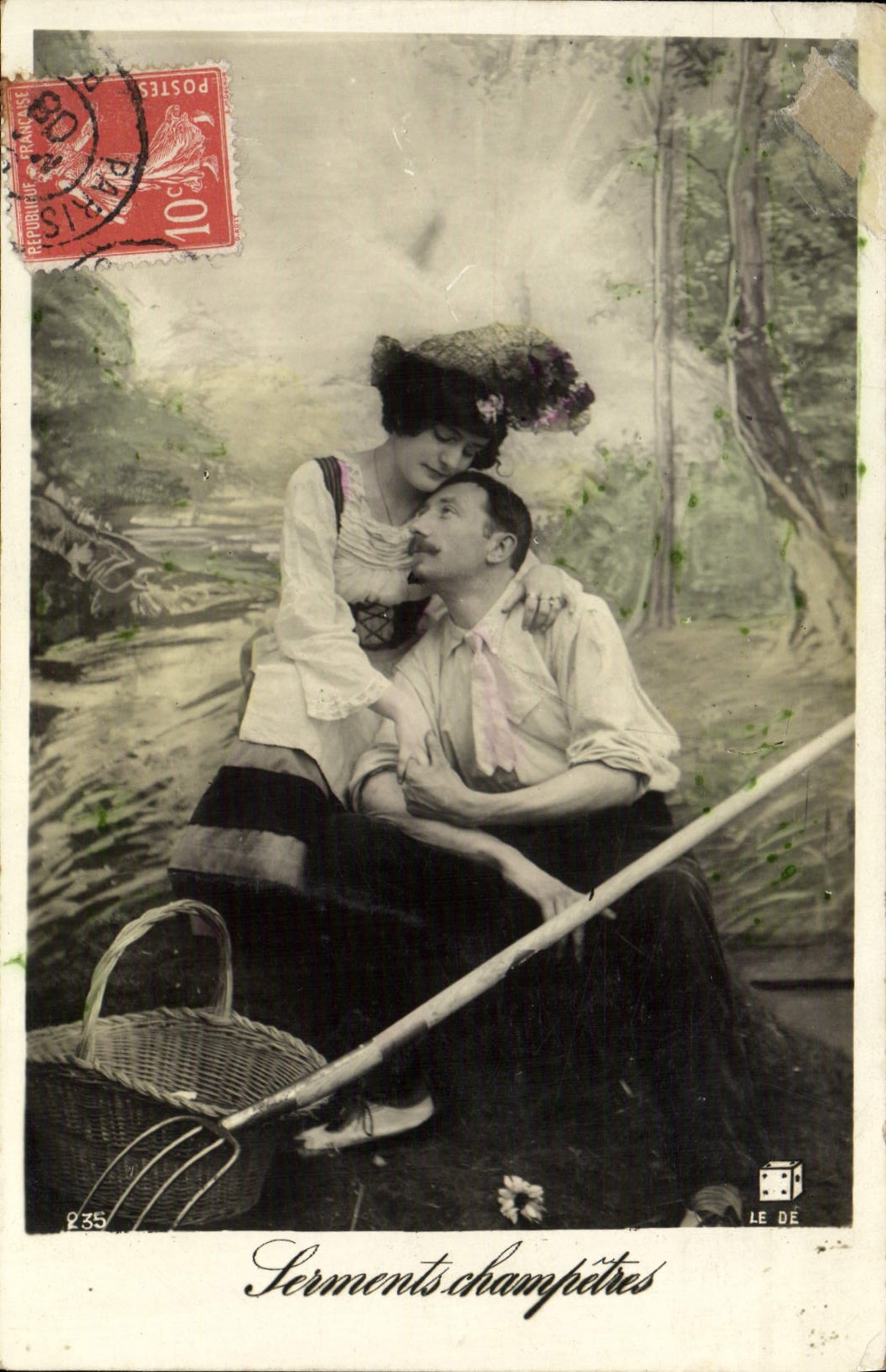 CPA Fantaisie Femme 