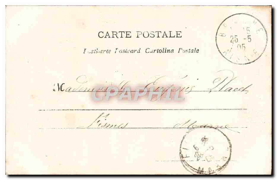 CPA Fantaisie Femme  — Verso