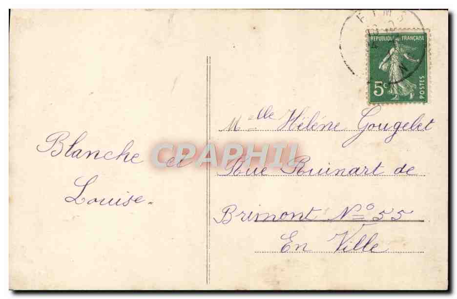 CPA Fantaisie Enfant — Rückseite