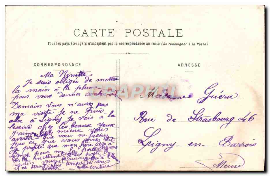 CPA Fantaisie Femmes Velo Cycle Fileuse  — Verso