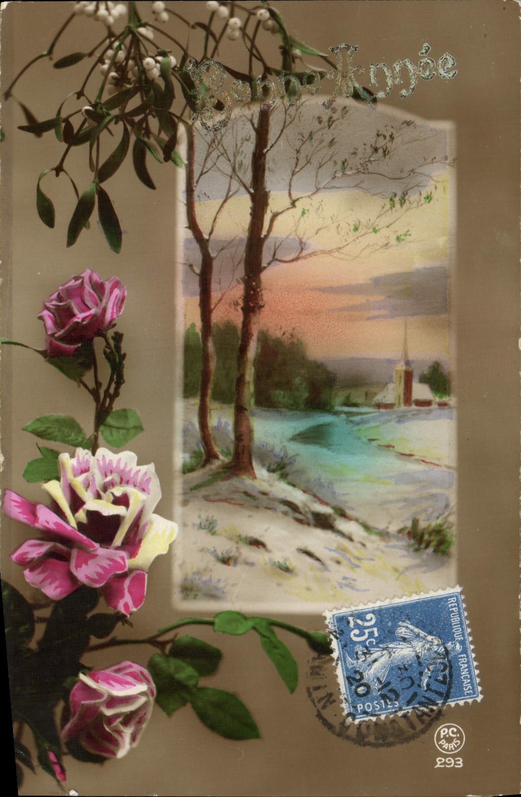 CPA Fantaisie Fleurs