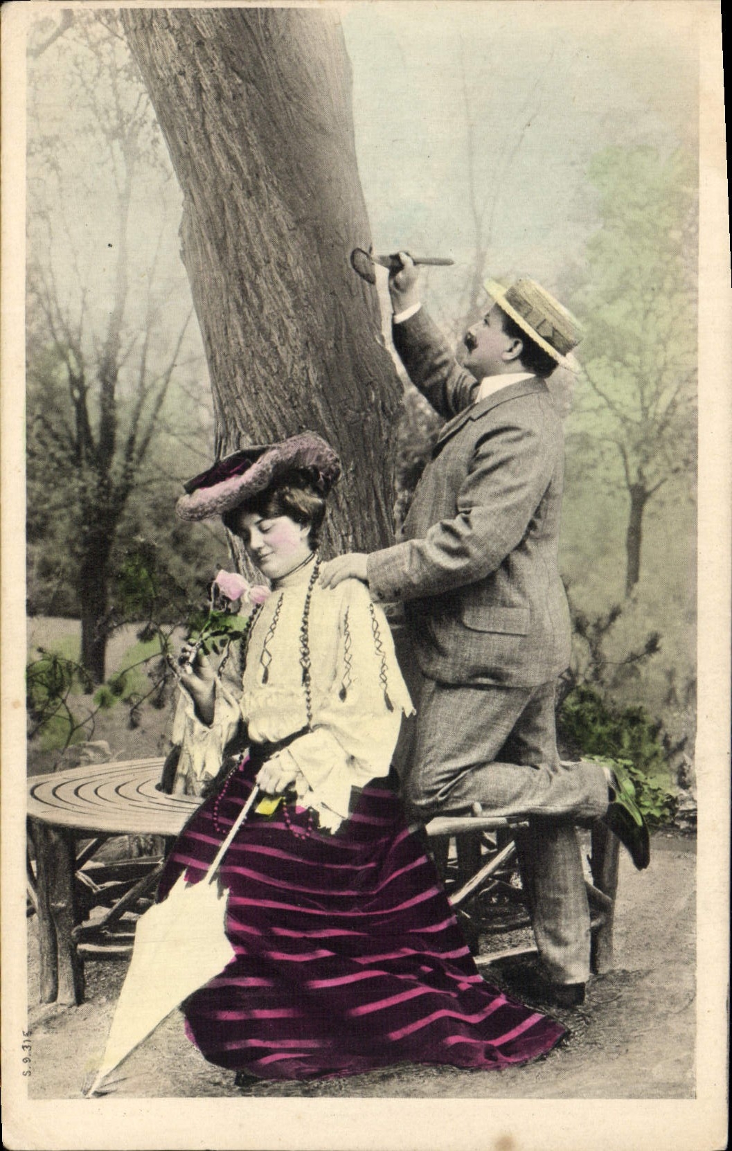 CPA Fantaisie Femme 