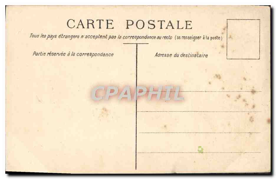 CPA Fantaisie Femme  — Verso