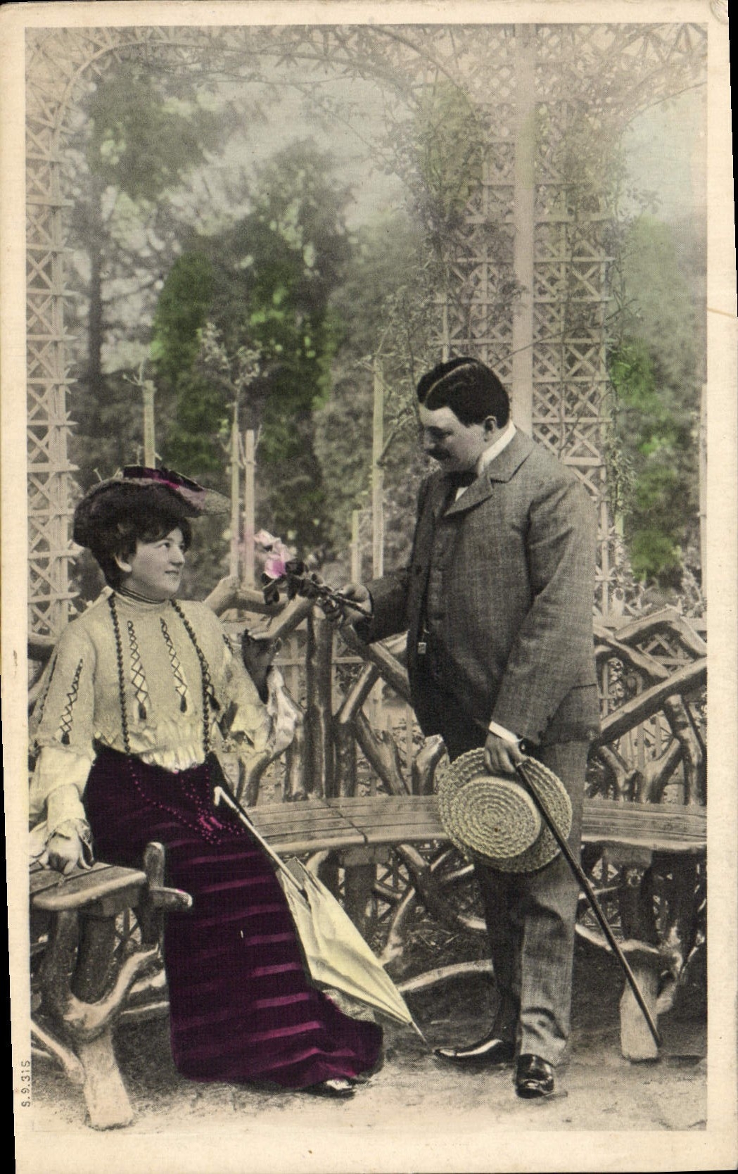 CPA Fantaisie Femme 