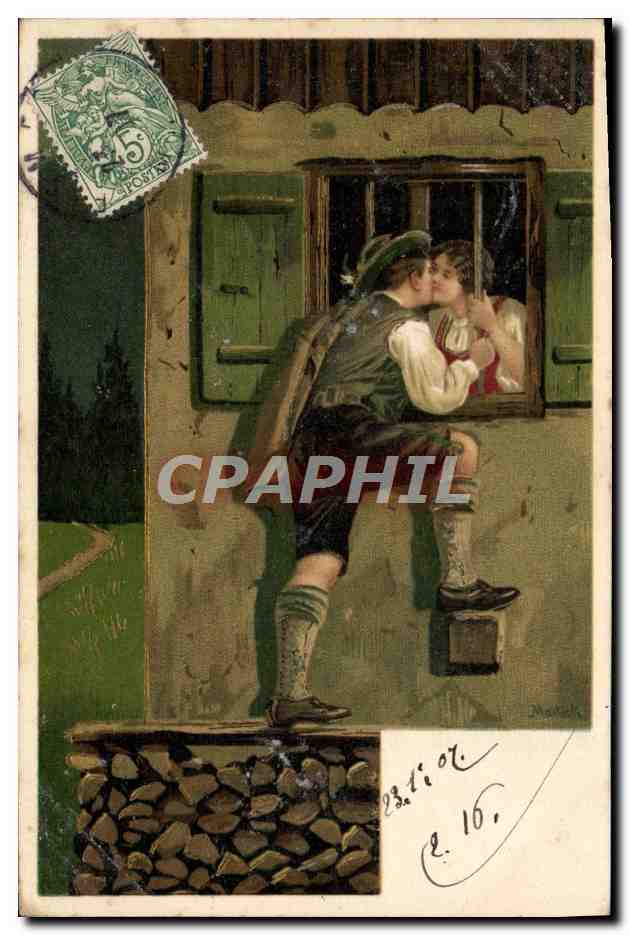 CPA Fantaisie Femme 