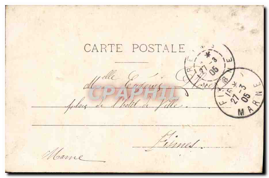 Jeanny P. — Le Coquelicot — A.N. Paris — Verso