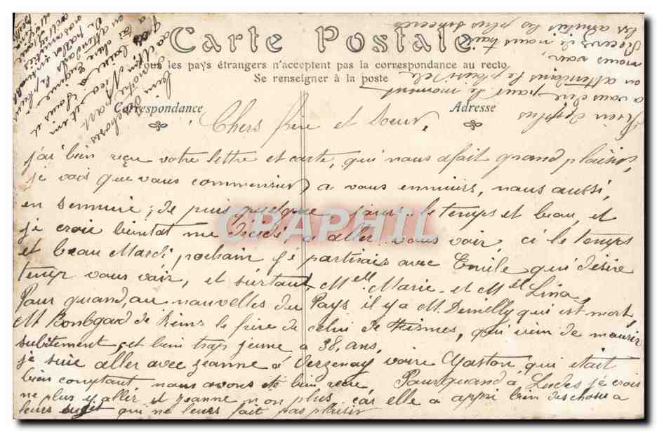 Tendresse Maternelle — H. Manuel, N.D. Phot. — S. 20 — Rückseite