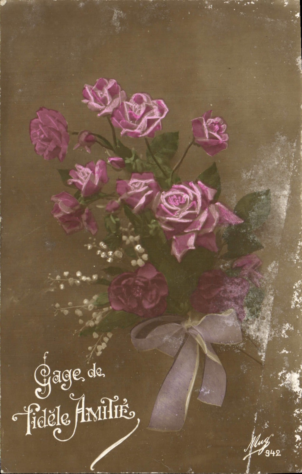 CPA Fantaisie Fleurs 