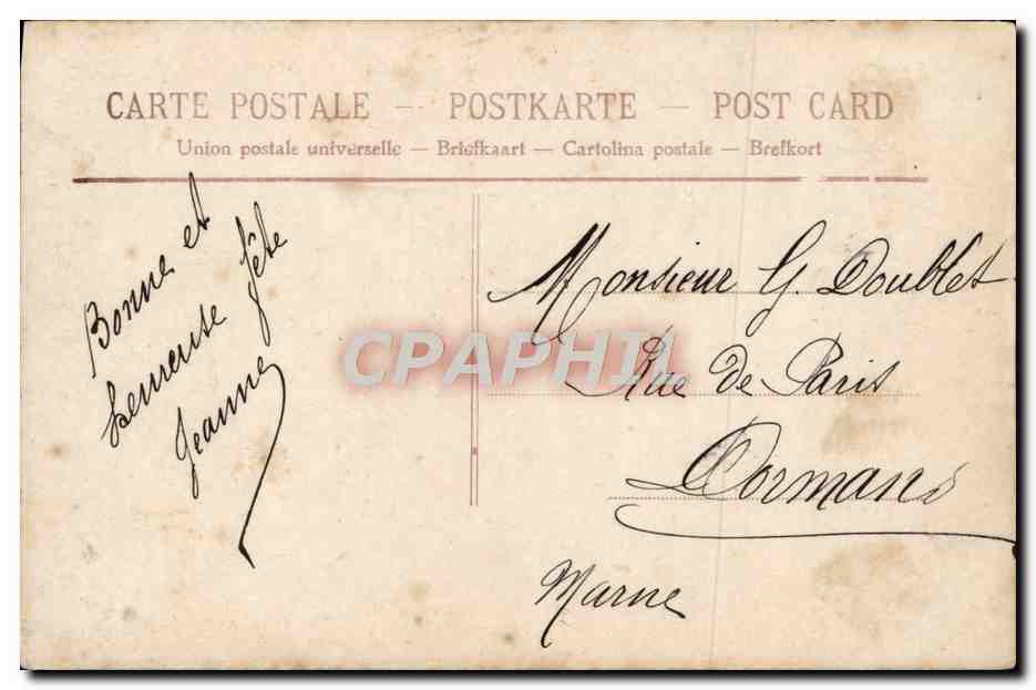 CPA Fantaisie Enfants — Rückseite