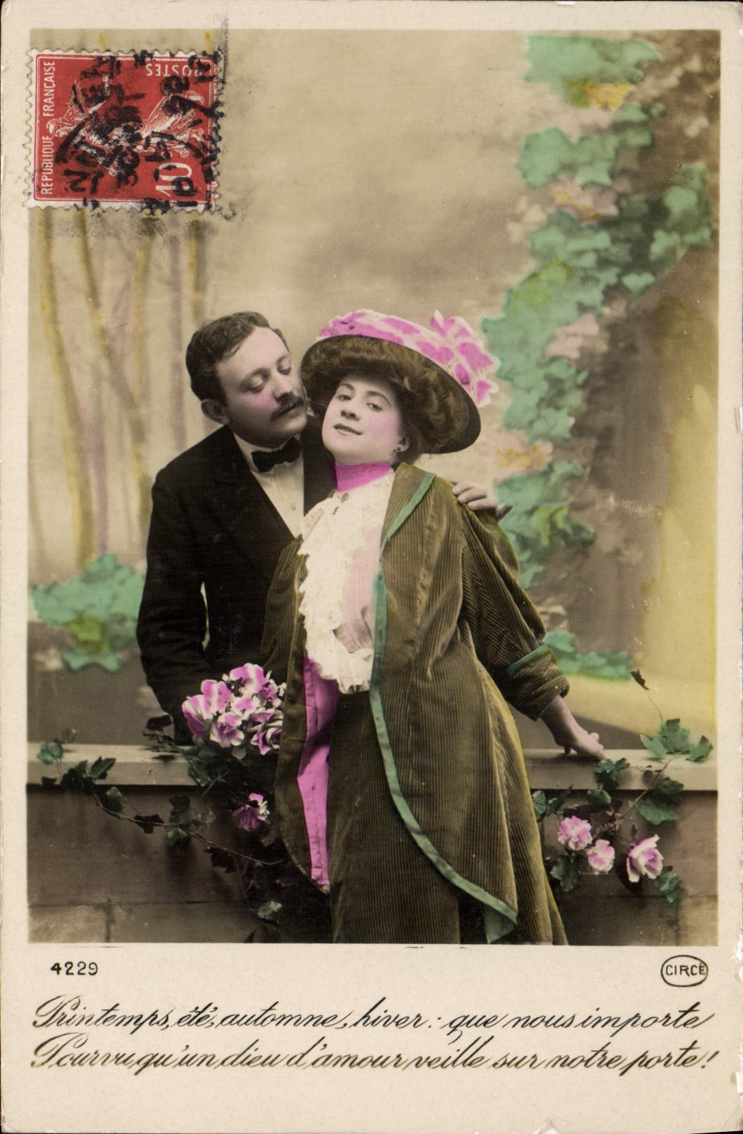 Liebendes Paar — Romantischer Gegenstand — CIRCE n°4229