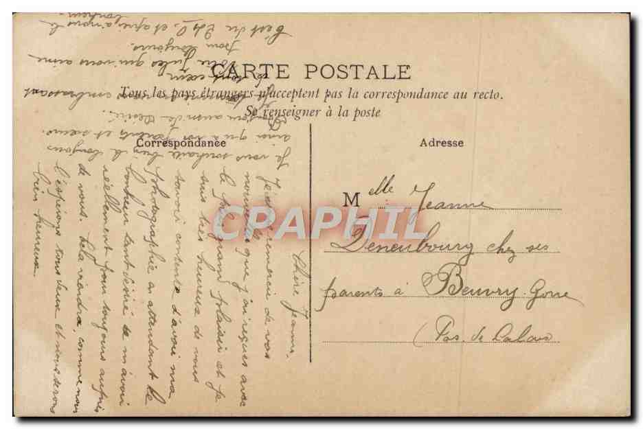 Liebendes Paar — Romantischer Gegenstand — CIRCE n°4229 — Rückseite